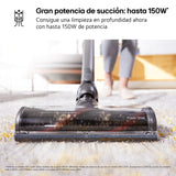 LG A9C-SLIM1C - Aspirador Escoba CordZero, Aspiradora con Sistema de Compresión de Polvo, Ciclónico, 150W Succión, Boquilla Varias Superficies, Base de Parking, 1.9 Kg, Blanco
