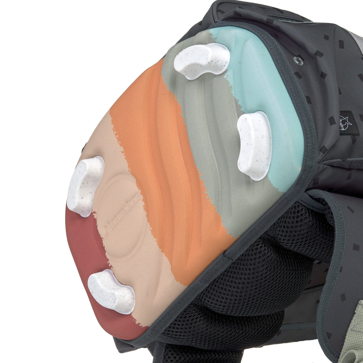 LÄSSIG Juego de mochilas escolares de 7 piezas para niños/ School Set Flexy Unique, Speckles anthracite