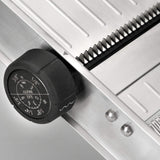 LACOR 60357 Mandolina, Con Protector y Cuchillas Giratorias Inox, Pies y mango Antideslizantes, Ideal para cortar Patatas, Verduras, Fruta, Cocina Profesional, Plateado, 45.5 x 22 x 10.5 cm