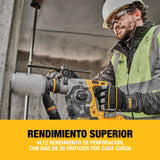 DEWALT Taladro Percutor SDS-Plus sin escobillas XR 18V de 24 mm con 2 baterías de 5Ah, cargador multi-voltaje XR y caja de herramientas resistente TSTAK, DCH273P2T-QW.