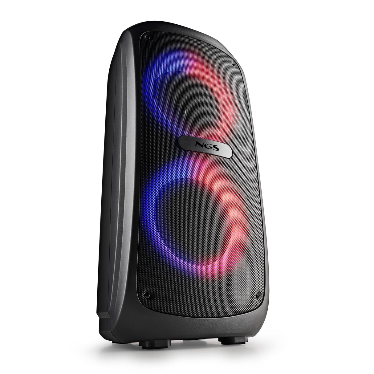 NGS Wild Temper Altavoz Portátil Inalámbrico con Batería Bluetooth/USB/AUX IN 200W Negro