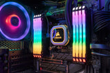 Corsair Vengeance RGB Pro 32 GB (2 x 16 GB) DDR4 3600 MHz C18, Kit de Memoria de Alto Rendimiento (AMD optimizado), Ordenador de escritorio, Negro