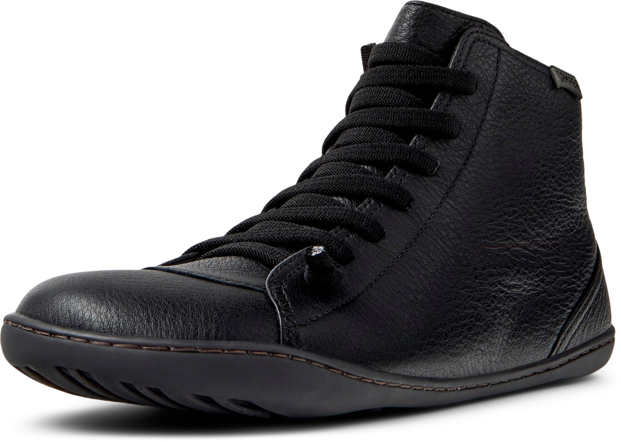 Camper Peu Cami, Barco Ankle Mujer, Negro, 38 EU