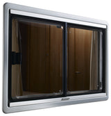 Dometic Seitz S4 - Ventana Deslizante (75 x 40 cm), Color Plateado