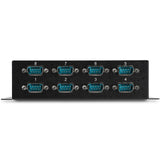 StarTech.com Adaptador Hub Concentrador USB a 8 Puertos Serie RS232 Industrial Montaje en Pared Riel DIN, 8x DB9 Macho, 1x USB B Hembra