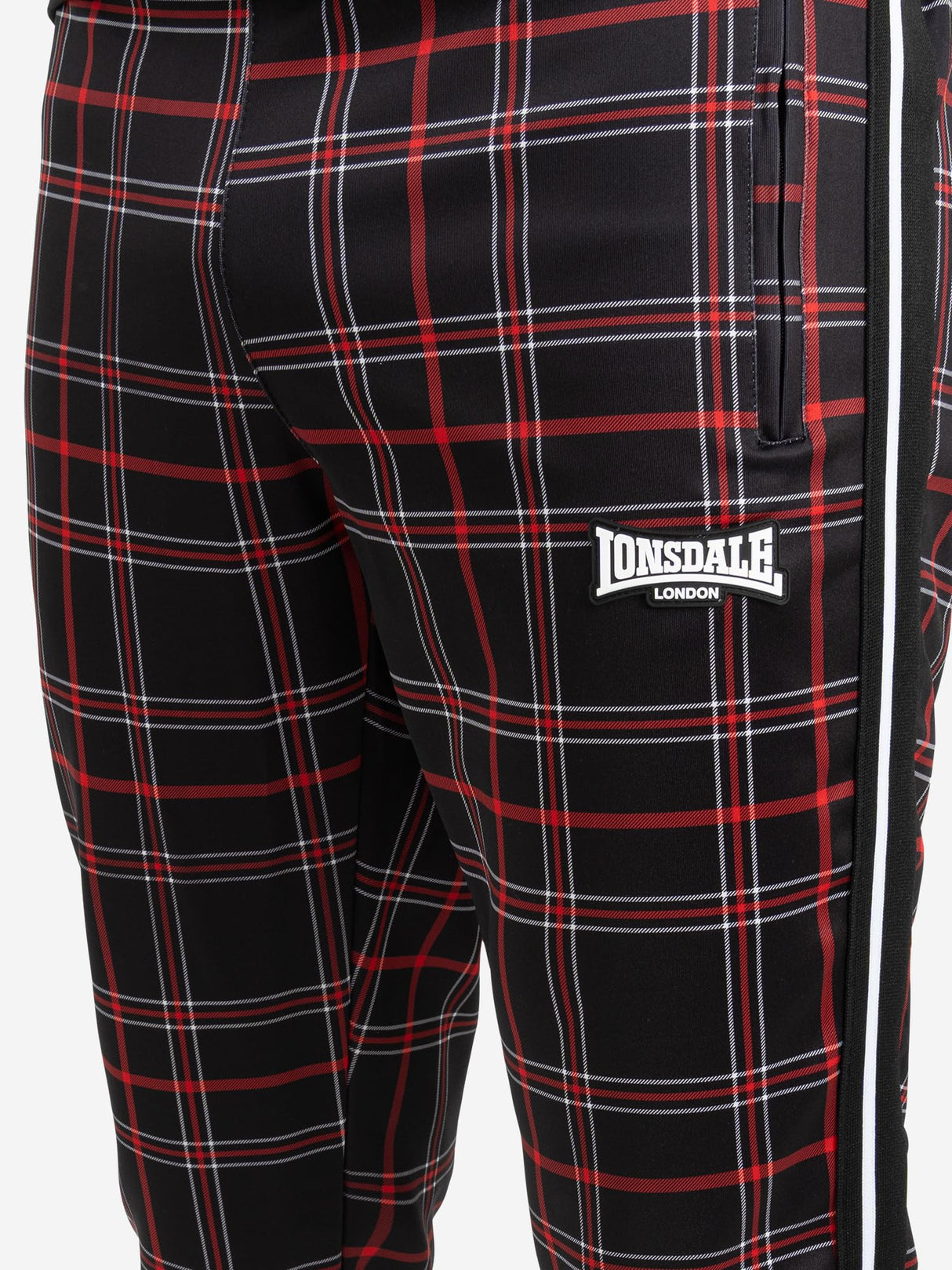 Lonsdale Welwyn Traje, Negro, Rojo y Blanco, M Hombres