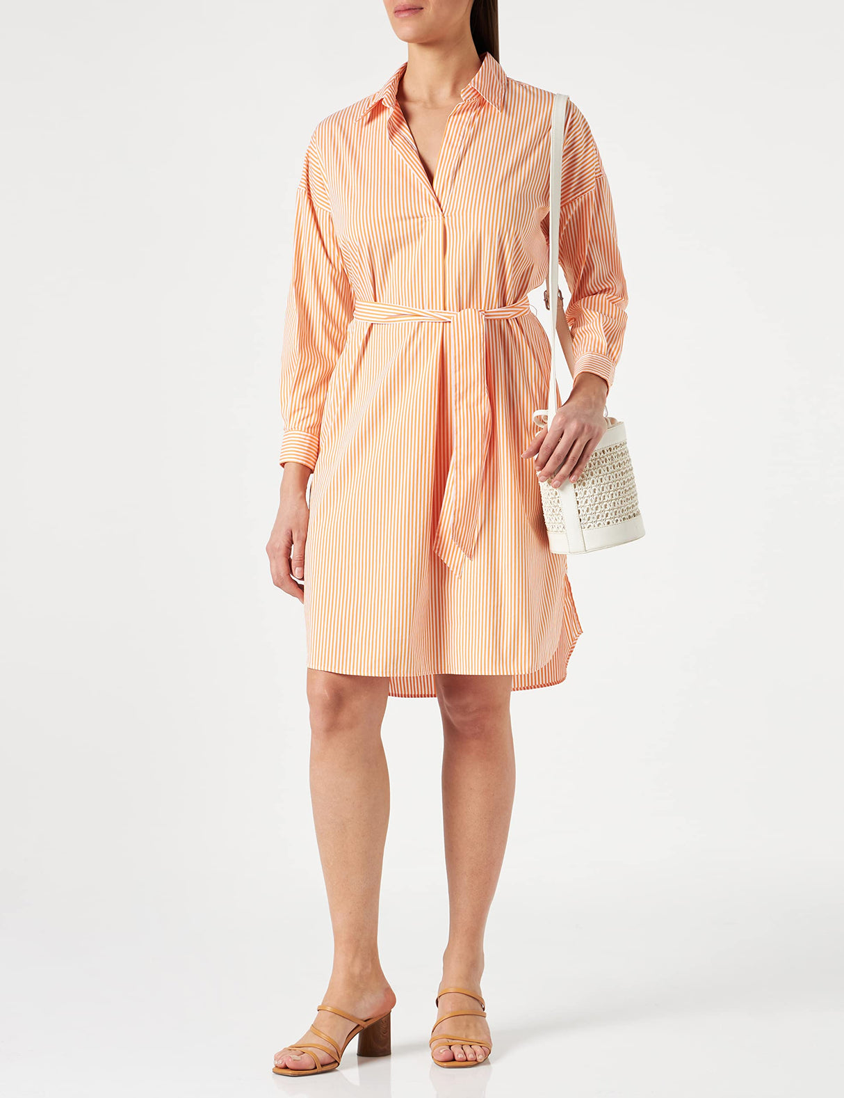 BOSS C_detelizza Vestido, Medium Orange815, 44 para Mujer