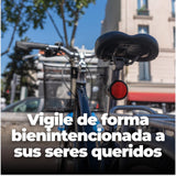 Invoxia Bike Tracker, Localizador GPS Antirrobo para Bicicleta, Negro, Suscripción de 3 años Incluida