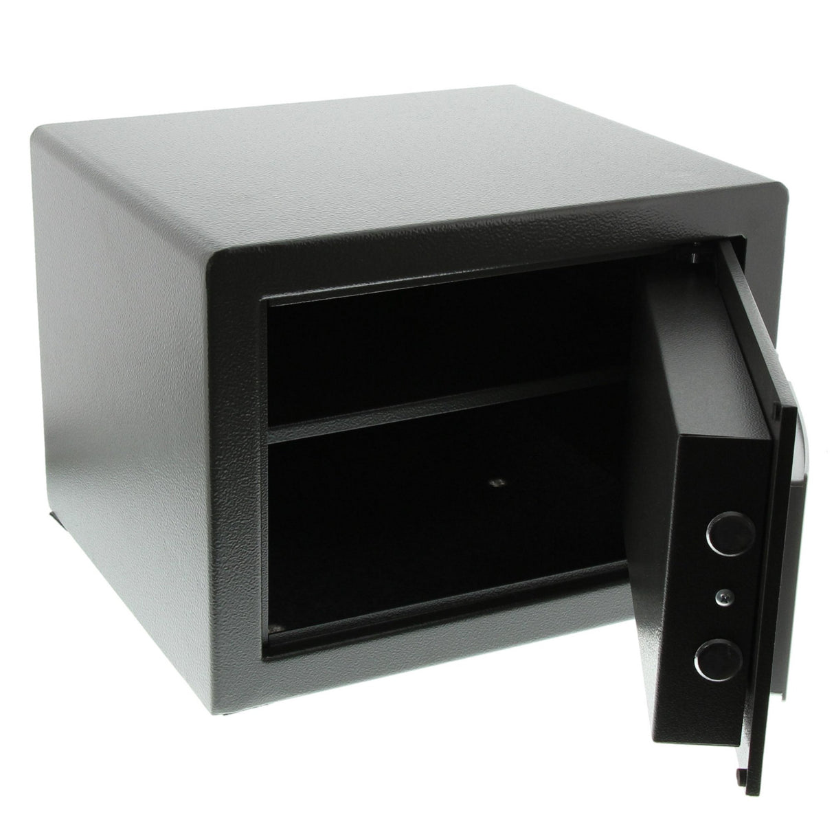 BURG-WÄCHTER Caja fuerte móvil con cerradura de combinación electrónica y huella dactilar, Point Safe, 20,5 l, 14,5 kg, P 2 E FS, Negro