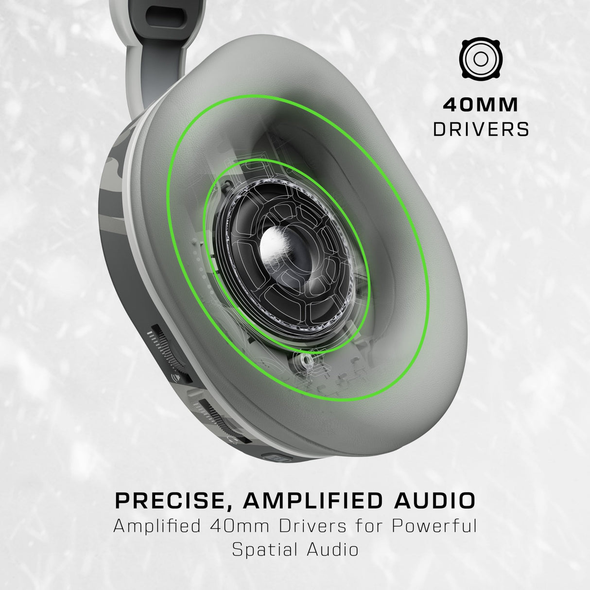 Turtle Beach Stealth 500 Camo Ártico Auriculares de Juego inalámbricos con 40 Horas Batería y Bluetooth para Xbox Series X o S, Xbox One y móvil