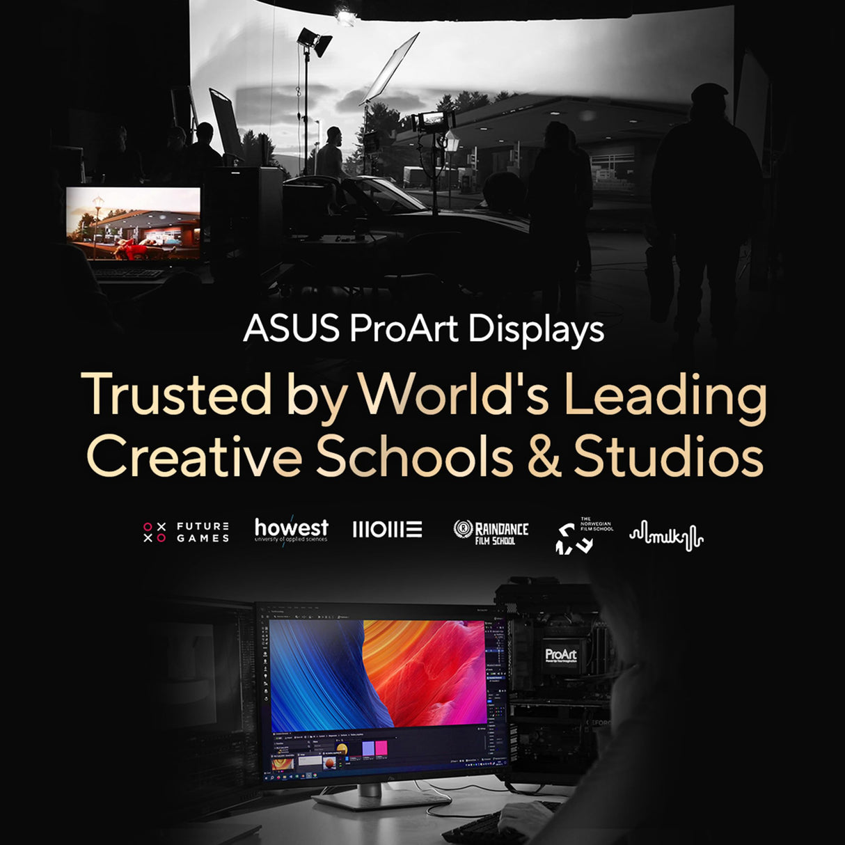 ASUS ProArt Display PA32UCE - Monitor Profesional de 32", 4K (3840 x 2160), IPS, 600 nits, 98% DCI-P3, colorímetro motorizado, calibración automática, HDR-10, KVM, LuxPixel, USB-C, diseño sostenible