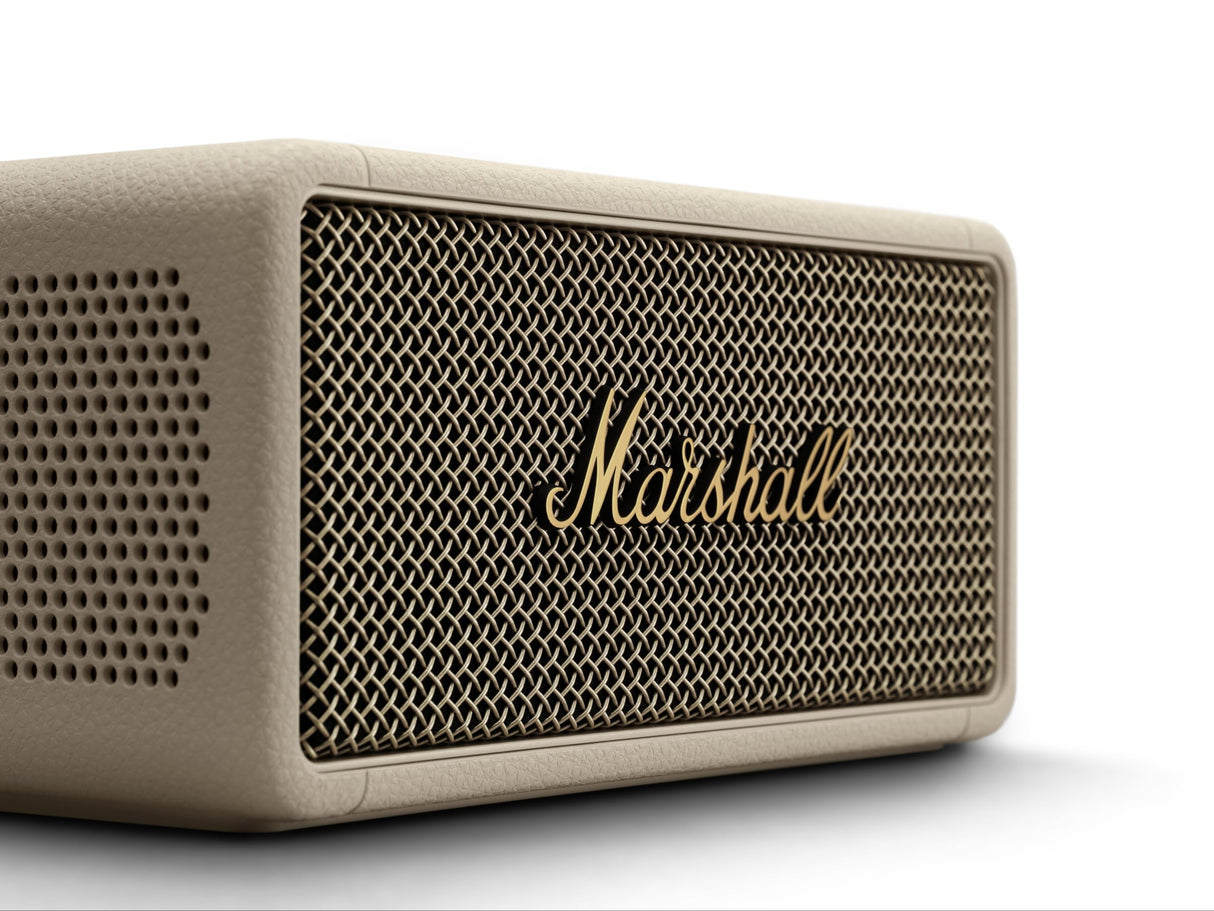 Marshall Middleton - Altavoz Bluetooth inalámbrico portátil (20 Horas de Lectura portátil, Impermeable, IP67, Color Crema