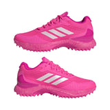 adidas Fabela X 2, Zapatos de Hockey Mujer, Lucid Pink/Zero Met./Shock Pink, 36 2/3 EU