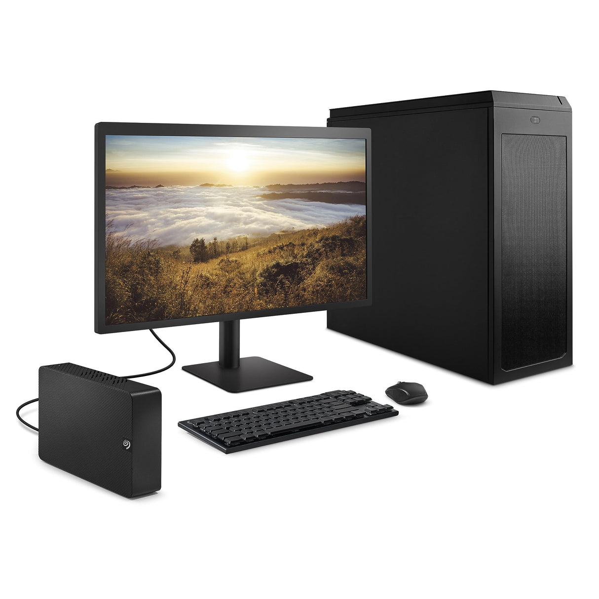 Unidad de disco duro (HDD) externa Seagate Expansion 22TB - USB 3.0, con Rescue Data Recovery Services (STKP22000400)