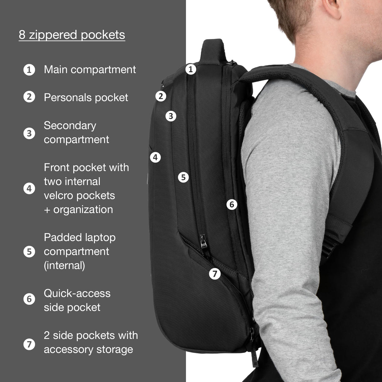 Incase, ICON Backpack Unisex adulto, Negro, Talla única