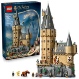 LEGO Harry Potter Castillo de Hogwarts: Torre Central - Castillo de Juguete con Cuarto de Llaves Voladoras y Ajedrez Mágico - 12 Minifiguras - Regalo para Niñas y Niños de 10+ Años 76454