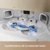 dreame X40 Ultra Complete Robot Aspirador y Fregasuelos, 12.000 Pa Succión, con Mopa Extraíble y Elevable, 70℃ Fregona Autolimpiable, Cepillo Lateral Extensible y Elevable, Detección Suciedad