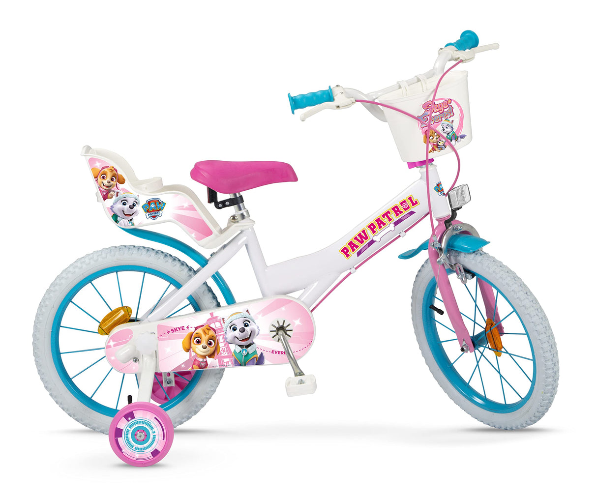 TOIMSA Bicicleta 16" Paw Patrol Skye y Everest