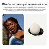 Google Pixel Buds Pro 2 - Auriculares de botón inalámbricos con Cancelación de Ruido Activa – Auriculares Bluetooth - Piedra Lunar