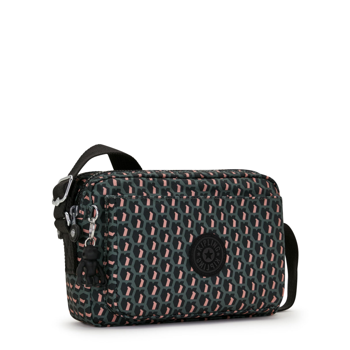 Kipling Abanu M, Bolso con Bandolera para Mujer, Talla única, 3D K Pink