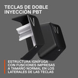 SteelSeries Apex Pro Mini Wireless-Teclado gaming mecánico –El teclado más rápido del mundo- Accionamiento ajustable - Factor forma compacto 60% – Bluetooth 5.0 – 2,4GHz – Teclado americano (QWERTY)