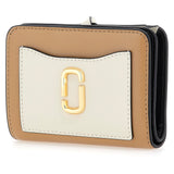 MARC JACOBS The Mini Compact Wallet, Mujer, Camel Multi, One Size