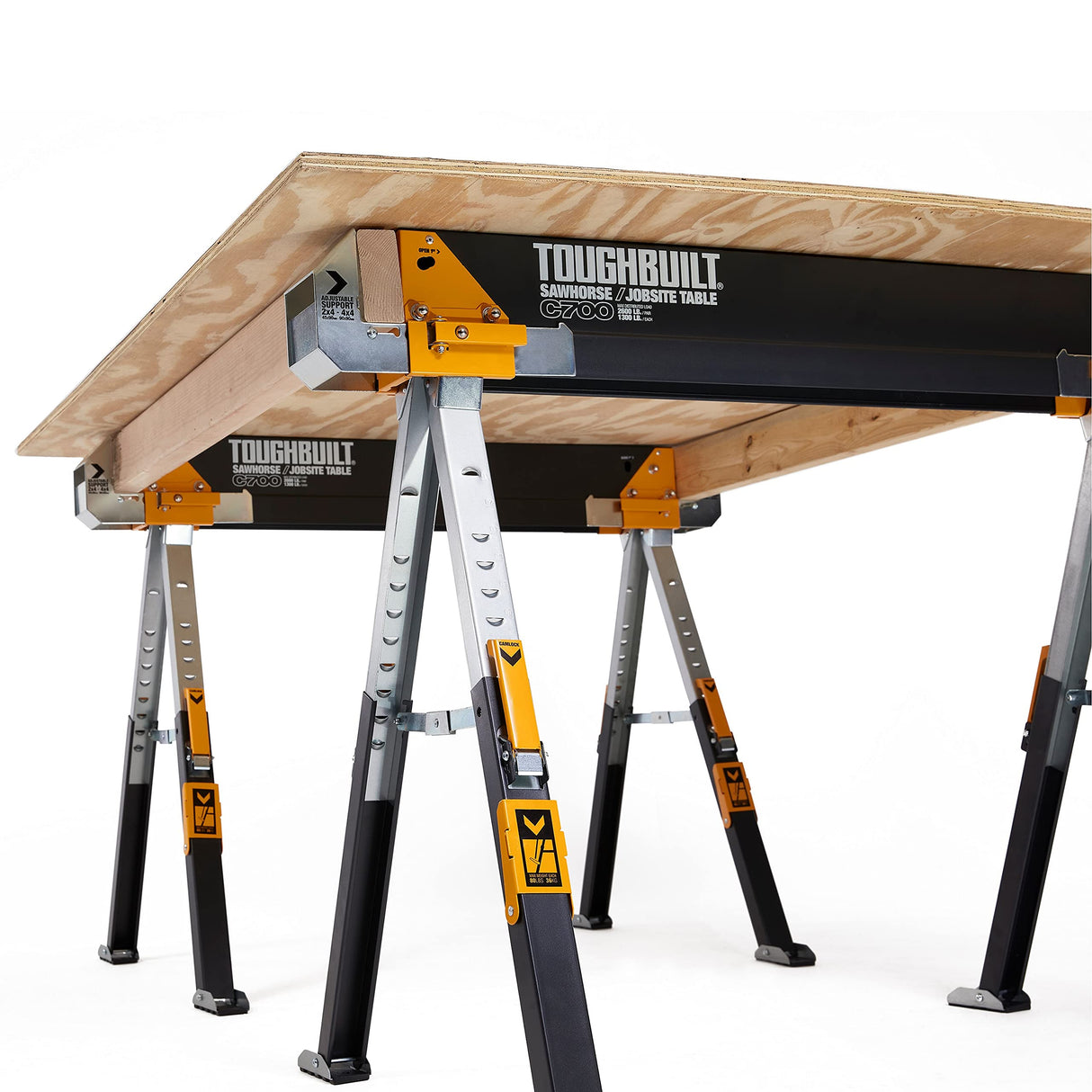 PACK 2 C700 CABALLETES/MESA DE TRABAJO TB-C700-2 TOUGH BUILT