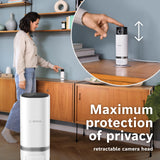 Bosch Smart Home Cámara Interior Eyes II, cámara de vigilancia WiFi para Interiores, Compatible con Amazon Alexa