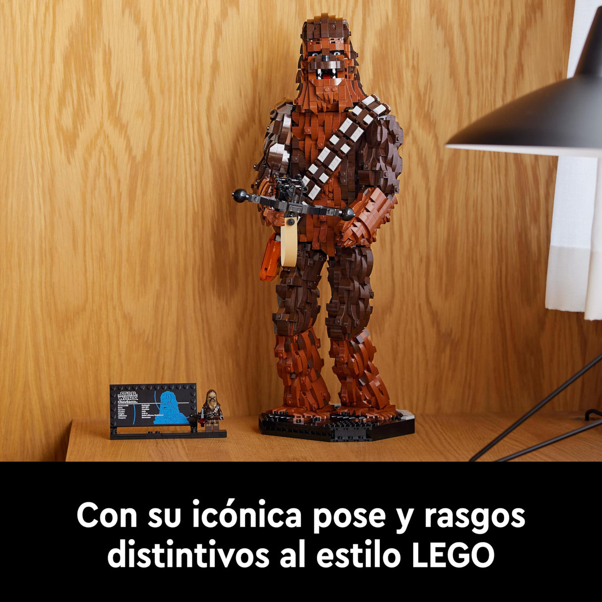LEGO 75371 Star Wars Chewbacca, Figura Coleccionable de Wookiee con Ballesta, Minifigura, Maqueta del 40º Aniversario de El Retorno del Jedi para Adultos, Regalo para Adolescentes, Hombres, Mujeres