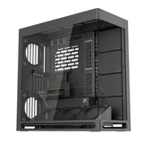 HAVN HS 420 VGPU Dual Chamber ATX Mid Tower PC Case Black | PCIe 5.0 Vertical GPU Kit, 11x 140mm Fans & 3X 420mm Radiator Support, SimpliCable Management, Vidrio Templado, PWM Fan Hub