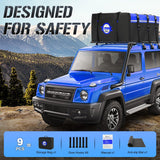 Sailnovo Maletero de Techo Sailnovo Impermeable Almohadilla Antideslizante de Techo de PVC + 6 Ganchos de Puerta
