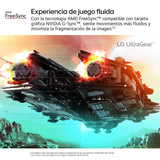 LG 24GS65F-B - Monitor Ultragear, 24", Pantalla IPS, (1920x1080), 16:9, 180 Hz, 1ms Black Stabilizer, G-Sync Compatible y FreeSync, Negro