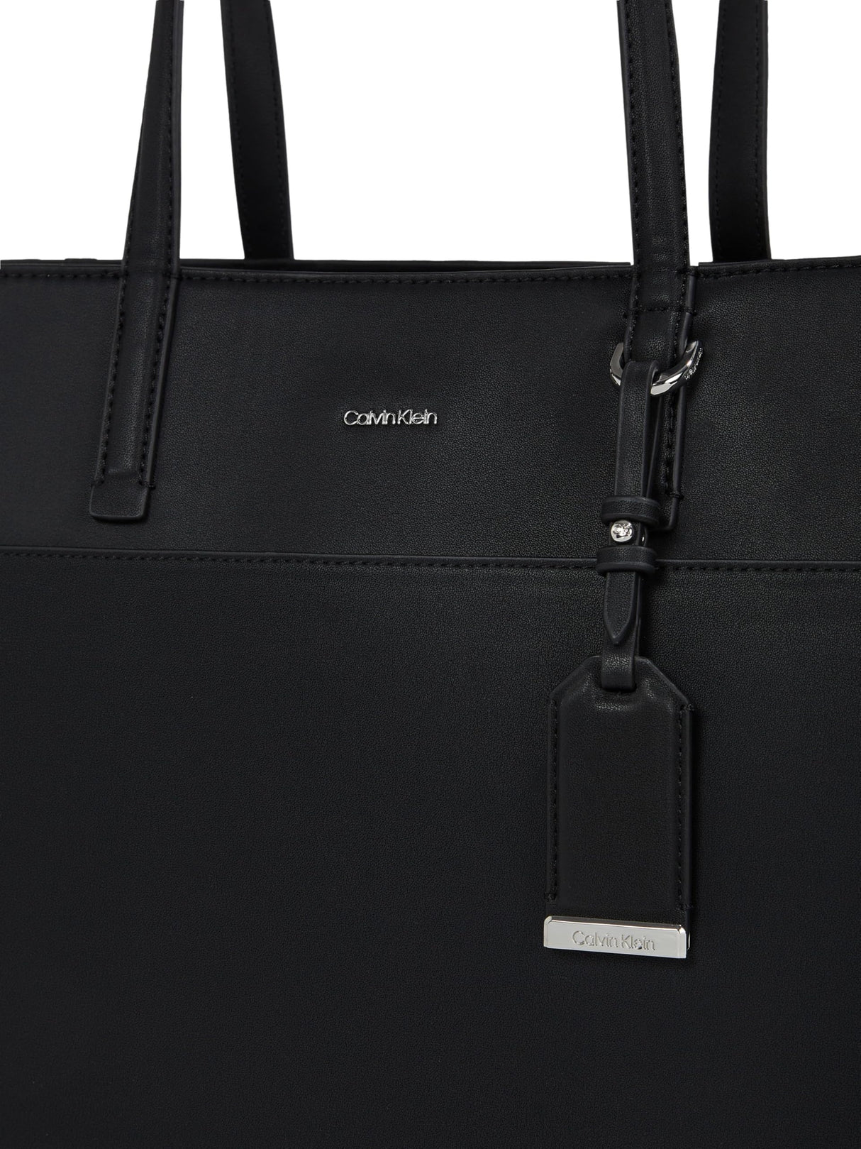 Calvin Klein Bolso Shopper Mujer Must Medium con cremallera, Negro (Ck Black), Talla Única
