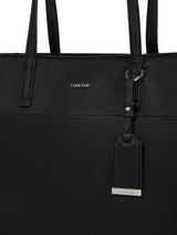 Calvin Klein Bolso Shopper Mujer Must Medium con cremallera, Negro (Ck Black), Talla Única
