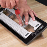 Trend Plantilla para cerraduras de embutir y pestillos, para placas frontales de 30 a 250 mm de largo, LOCK/JIG/B