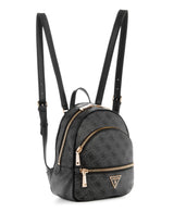 GUESS Manhattan Backpack Mochila, Logotipo de Carbono, Talla única para Mujer