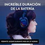ASTRO Gaming Logitech G A30 LIGHTSPEED Auriculares inalámbricos para Bluetooth, Dolby Atmos, mic desmontable, batería 27h, carga USBC, para Xbox, PS5, PS4, NSW, PC, Android - Azul