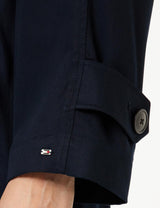 Tommy Hilfiger Abrigo Mujer Gabardina, Azul (Desert Sky), 54