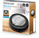 Sencor Robot Aspirador y fregasuelos SRV 1000SL - Limpieza de Alto Rendimiento Multi-Superficie, Ultra Silencioso con Navegación Inteligente y Función Mopa, Ideal para Pelos de Mascotas