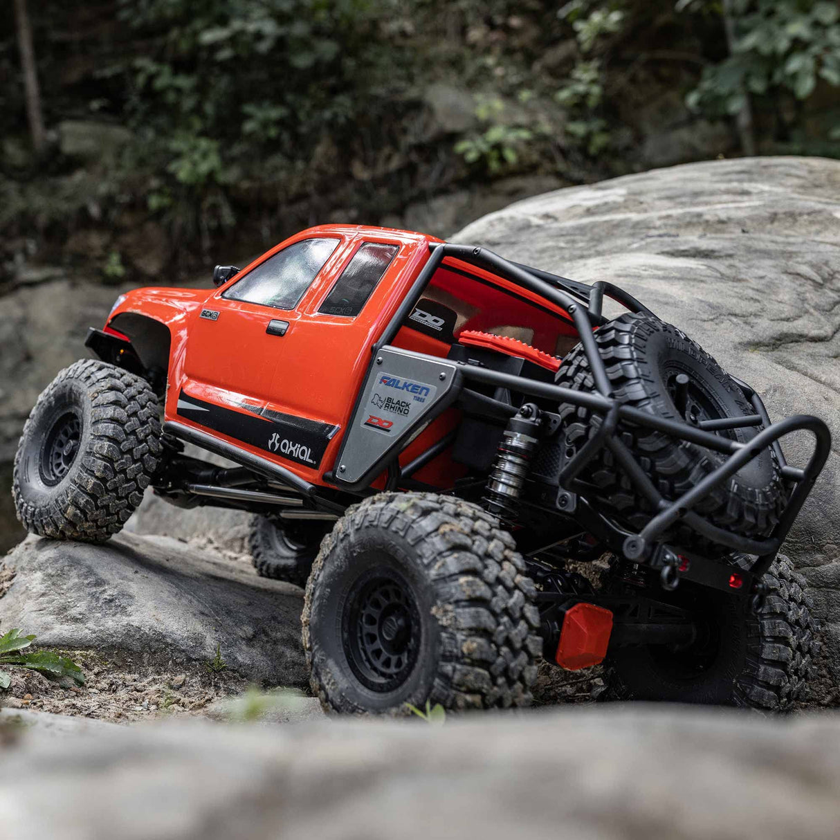 Axial RC Truck SCX6 Trail Honcho 4X4 Rock Crawler RTR (batería y Cargador no Incluido), Color Rojo