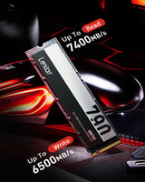 SSD M.2 Lexar 2TB PCIe Gen 4X4 NM790 NVMe