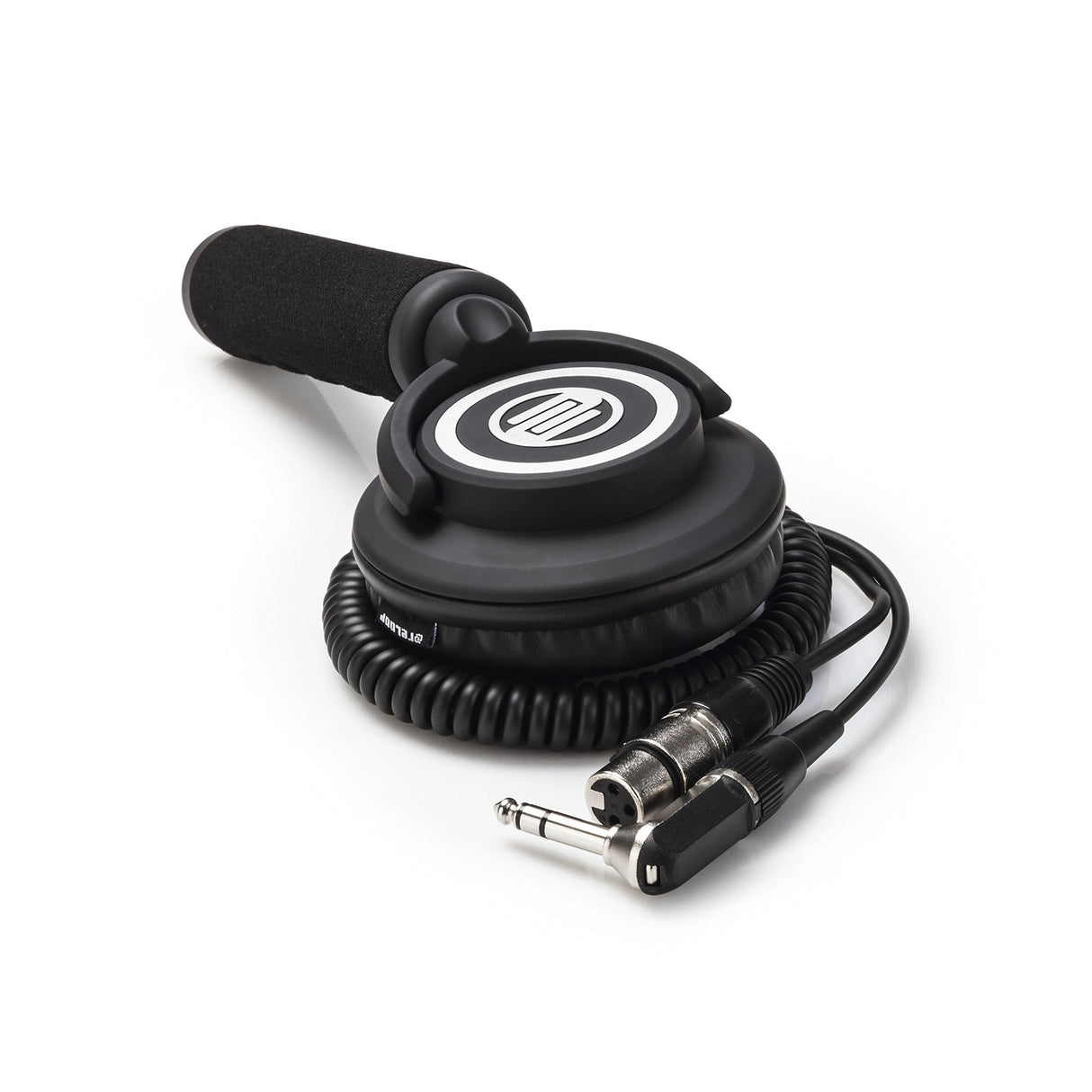 Reloop RHP-10 Mono - construcción Profesional de un Solo oído con Conductor de neodimio de 50 mm, Mango ergonómicamente Acolchado, Negro