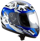 protectWEAR Casco de moto para niños azul SA03-BL - XXS