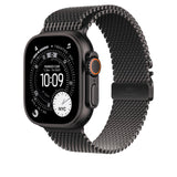 Apple Watch Band - Pulsera Milanese Loop - 49 mm - Titanio Negro - Talla L