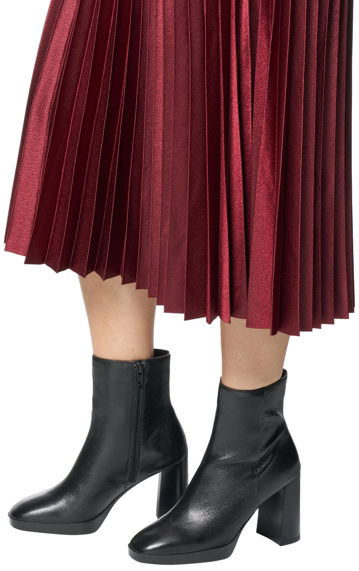 Geox D Teulada C, Bota de Tobillo Mujer, Negro, 36.5 EU