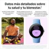 Google Pixel Watch 2 con Fitbit y Google - Control de frecuencia cardiaca, gestión del estrés y seguridad - Smartwatch Android - Caja de aluminio en tono plata Correa deportiva en Verde liquen Wi-Fi