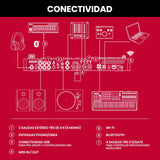 Akai Professional MPC Live II - Caja de ritmos autónoma, Sampler con altavoces integrados, beat pads, motores de sintetizador y pantalla táctil