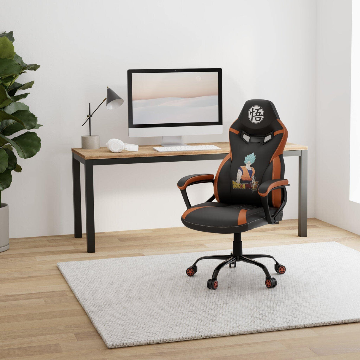 Subsonic Dragon Ball Z Silla para Videojuegos de Poliuretano Negro