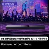 Hisense HS2000 - Barra de Sonido 2.1, 240W, Subwoofer Incorporado, Dolby Digital Plus, DTS Virtual:X, Modo TV, EzPlay