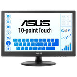 ASUS VT169HE Monitor táctil de 16" FHD (1920 x 1080), táctil de 10 Puntos, IPS, ángulo de visión Amplio, sin Marco, antiparpadeo, luz Azul Reducida, HDMI, Compatible con Windows 11